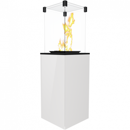 PATIO Mini steel, valkoinen patiotakka lämmitin, kaasu