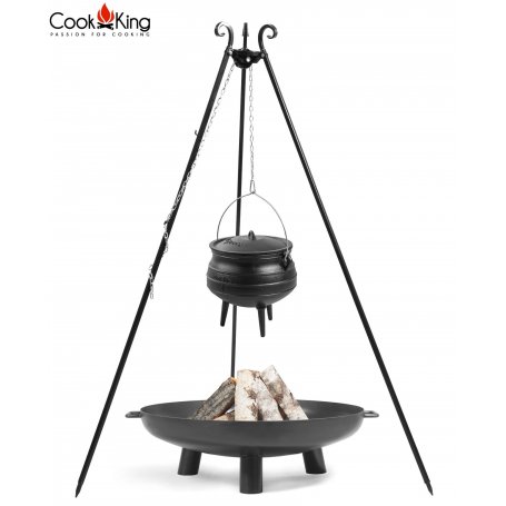 Cook King Kolmijalkasetti Valurautapadalla