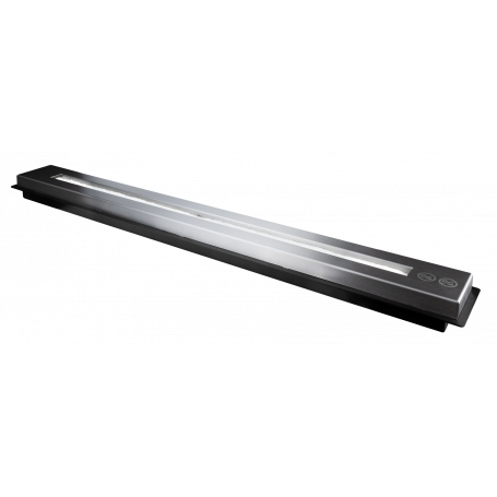 90 cm Stainless bioetanol-poltin