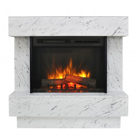 Sähkötakka Avalone Carrara vaalea marmori ECO LED XHD, Optiflame®