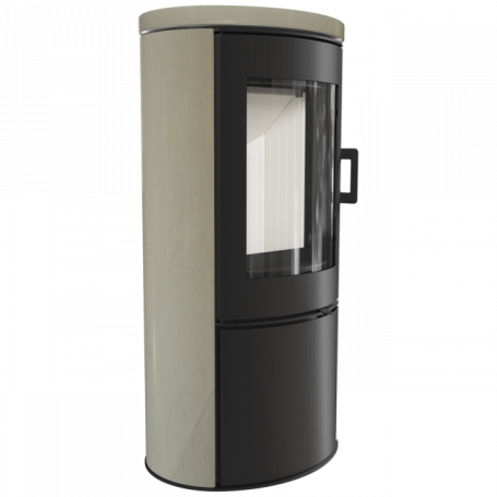 Terästakka KOZA AB S/DR 8 KW Ø 150 CONCRETE CREAM - Kratki