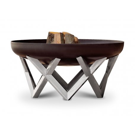 Tulipesä Awen Fire Pit, kookas rautainen tulisija