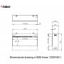 Faber e-SliM Linear 1200/450 I, Opti-myst®
