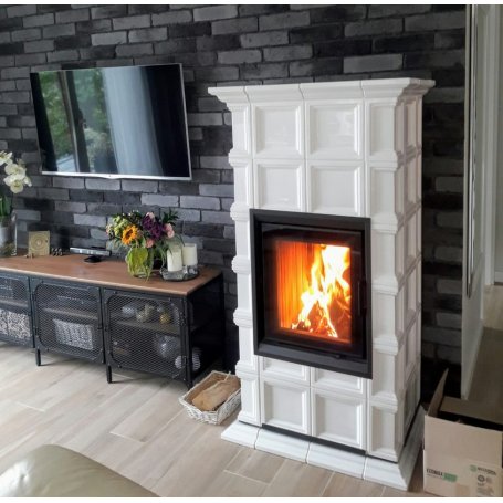 Keraaminen terästakka NADIA MILANO 7 kW Ø 200 - Kratki