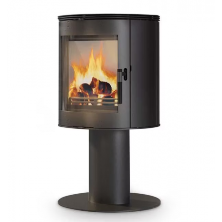 Terästakka PEDESTAL STOVE SELF CLOSING STOVE ORBIT Ø 150 7 KW  - Kratki