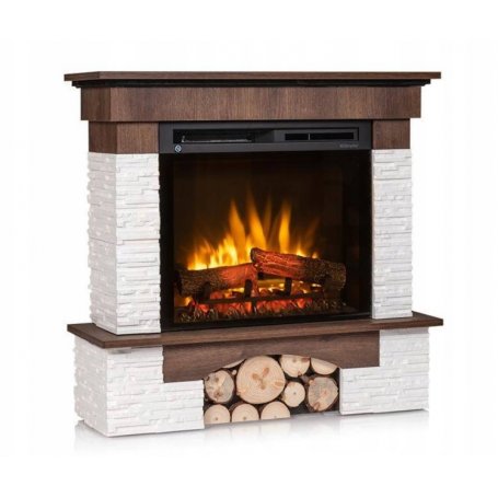 Upea OptiMyst sähkötakka, sarjan sisustusmalli TOWER. Aidoin liekkiefekti, turvallinen.