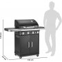 Landmann kaasugrilli Rexon CooK 4.1 Sapphire black