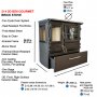 Çalışkan puulämmitteinen liesi/uuni 214-3D-BOX