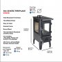 Çalışkan Garden 304-3D, puulämmitteinen sisätakka / ulkotakka
