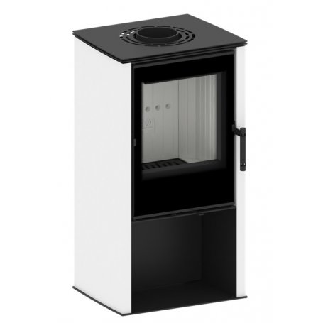 Hitze LUPO S-W, valkoinen, vapaasti seisova takka