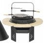 Kotan pyöreä grilli + huuva, half round