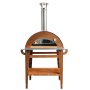 Puulämmitteinen pizza-uuni jalustalla Pizzo-set, by GrillSymbol