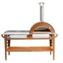 Puulämmitteinen pizza-uuni jalustalla Pizzo-set XL, by GrillSymbol