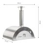 Puulämmitteinen pizza-uuni Pizzo-Inox, by GrillSymbol