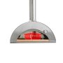 Puulämmitteinen pizza-uuni jalustalla Pizzo-set XL inox, by GrillSymbol