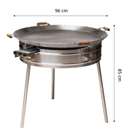 Muurinpohjapannu kaasulla Expert-960, ø 96 cm, by GrillSymbol