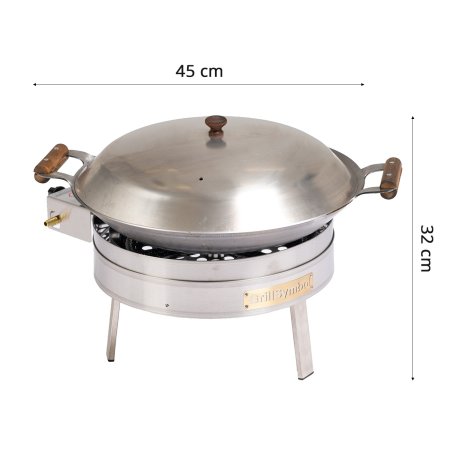 Cataplana Wokkipannu setti PRO-450 CAT, by GrillSymbol