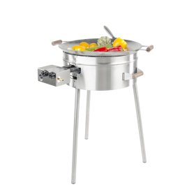 Wokkipannu kaasulla PRO-545, ø 54 cm, by GrillSymbol
