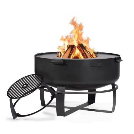 Tarjouspaketti 3. CookKing XXL “VIKING” 80 cm puutarhatulisija grillilevyllä ja korkealla ritilällä 78 cm grillilevylle