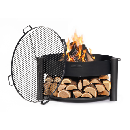 Tarjouspaketti 7. Cook King Montana ulkotulisija 80 cm, jossa ritilä ja 4 kahvaa