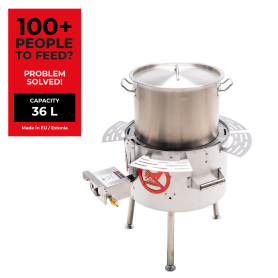 Keittokattila setti kaasulla, Soup Station-36 litraa, by GrillSymbol