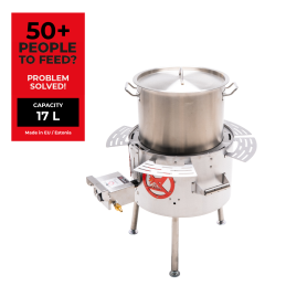 Keittokattila setti kaasulla, Soup Station-17 litraa, by GrillSymbol