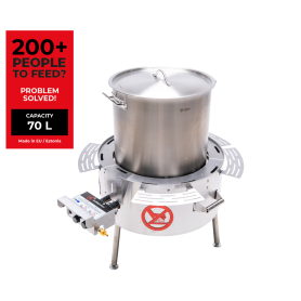 Keittokattila setti kaasulla, Soup Station-70 litraa, by GrillSymbol