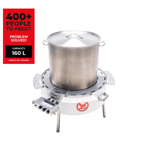 Keittokattila setti kaasulla, Soup Station-160 litraa, by GrillSymbol